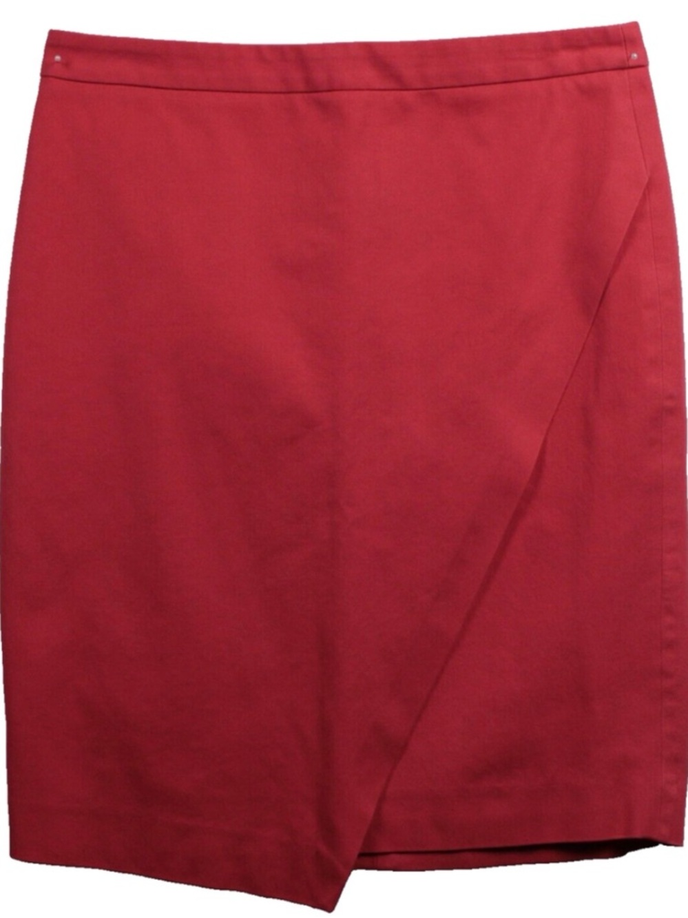 Windsor Scarlet Wrap-Front Pencil Skirt